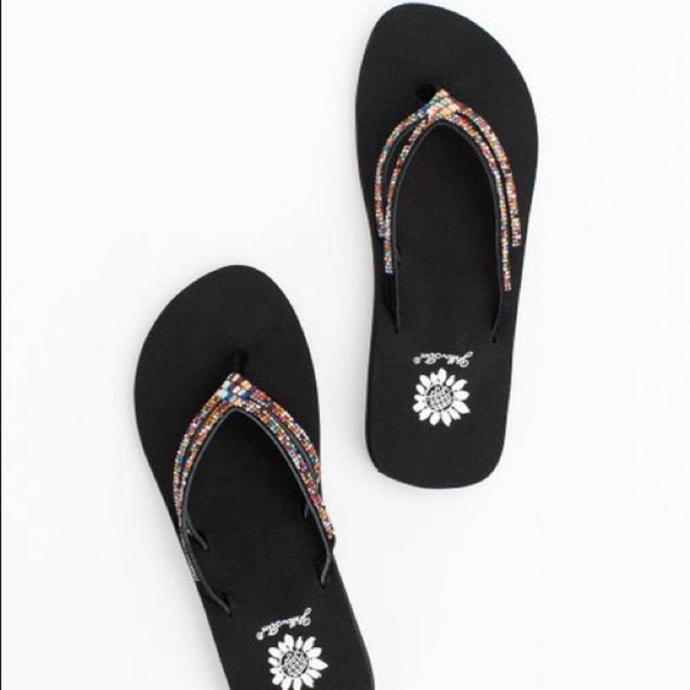 Black & Red Katleen Sandal